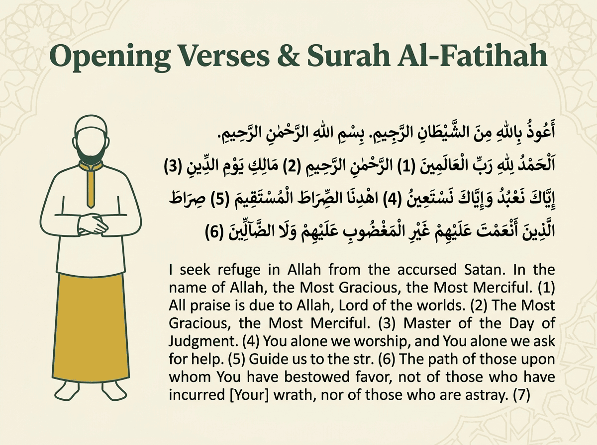 Recitation of Surah Al-Fatihah in Salah